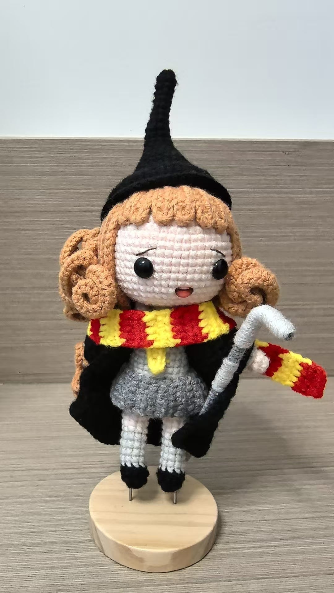 Crocheted Hermione in the Harry Potter movies