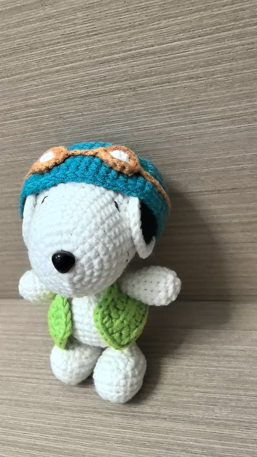 crocheted Snoopy