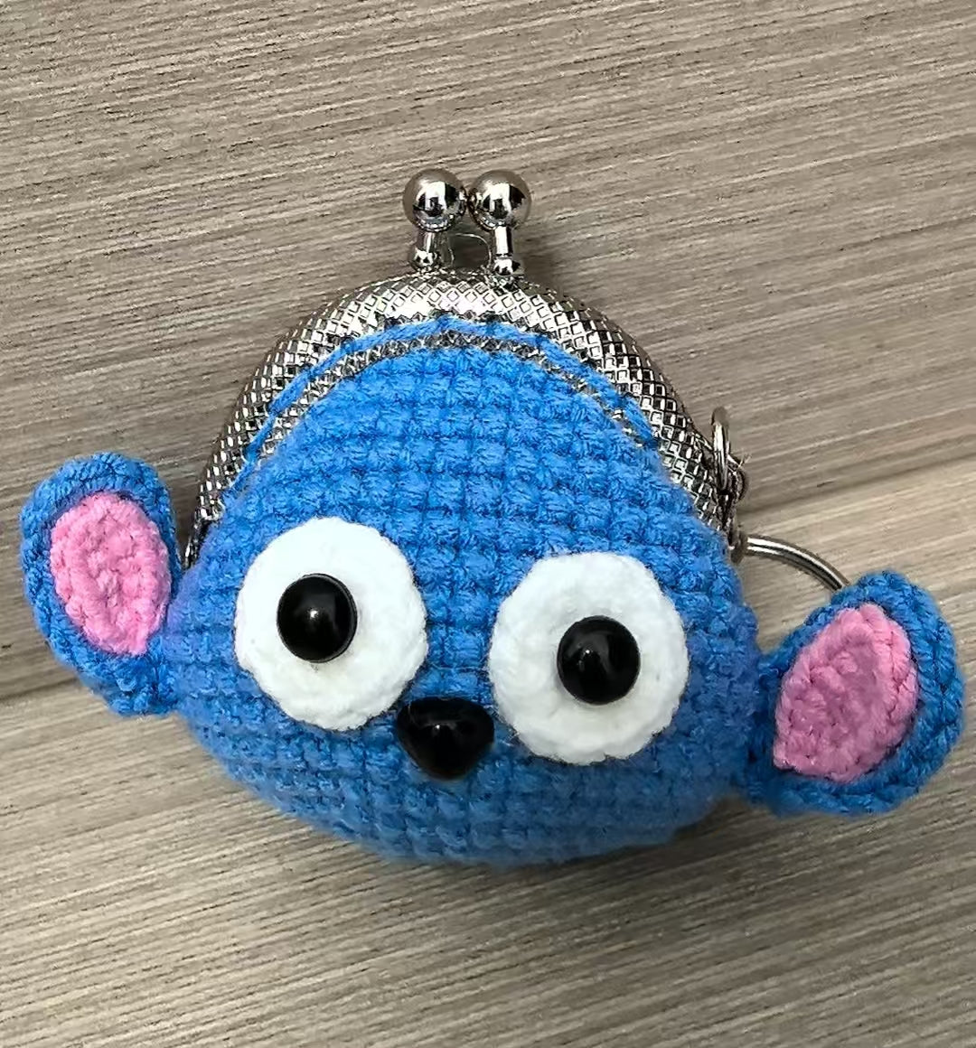 Crocheted coin purse - Stitch