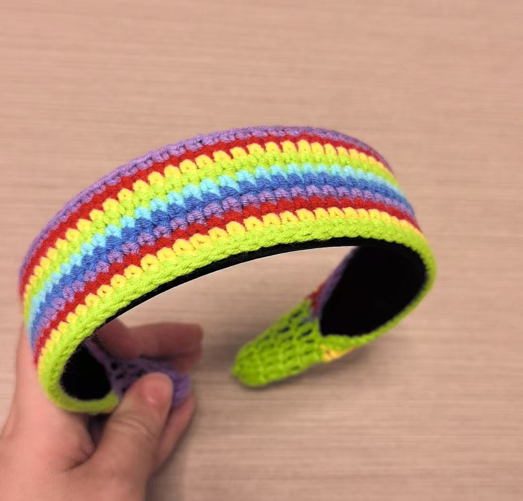 rainbow hair band
