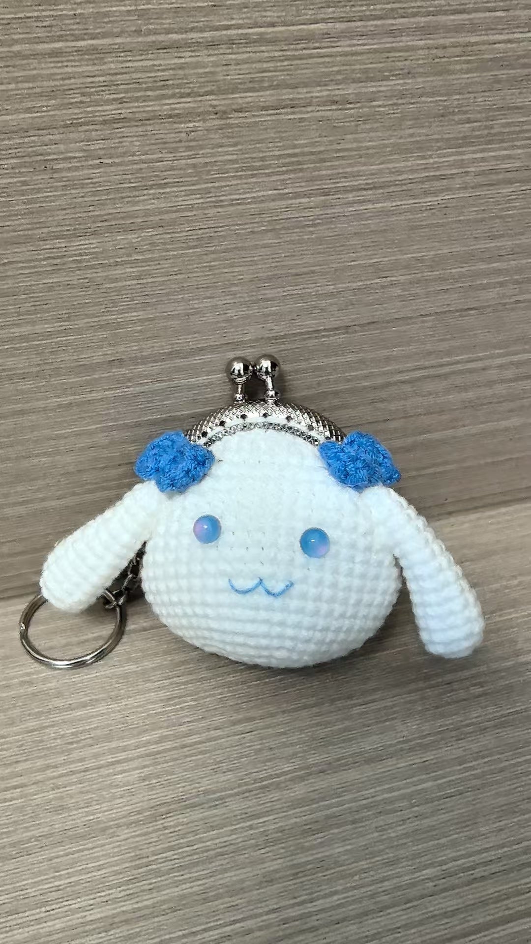 crocheted coin purse - Cinnamproll