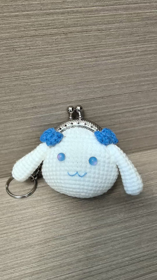 crocheted coin purse - Cinnamproll