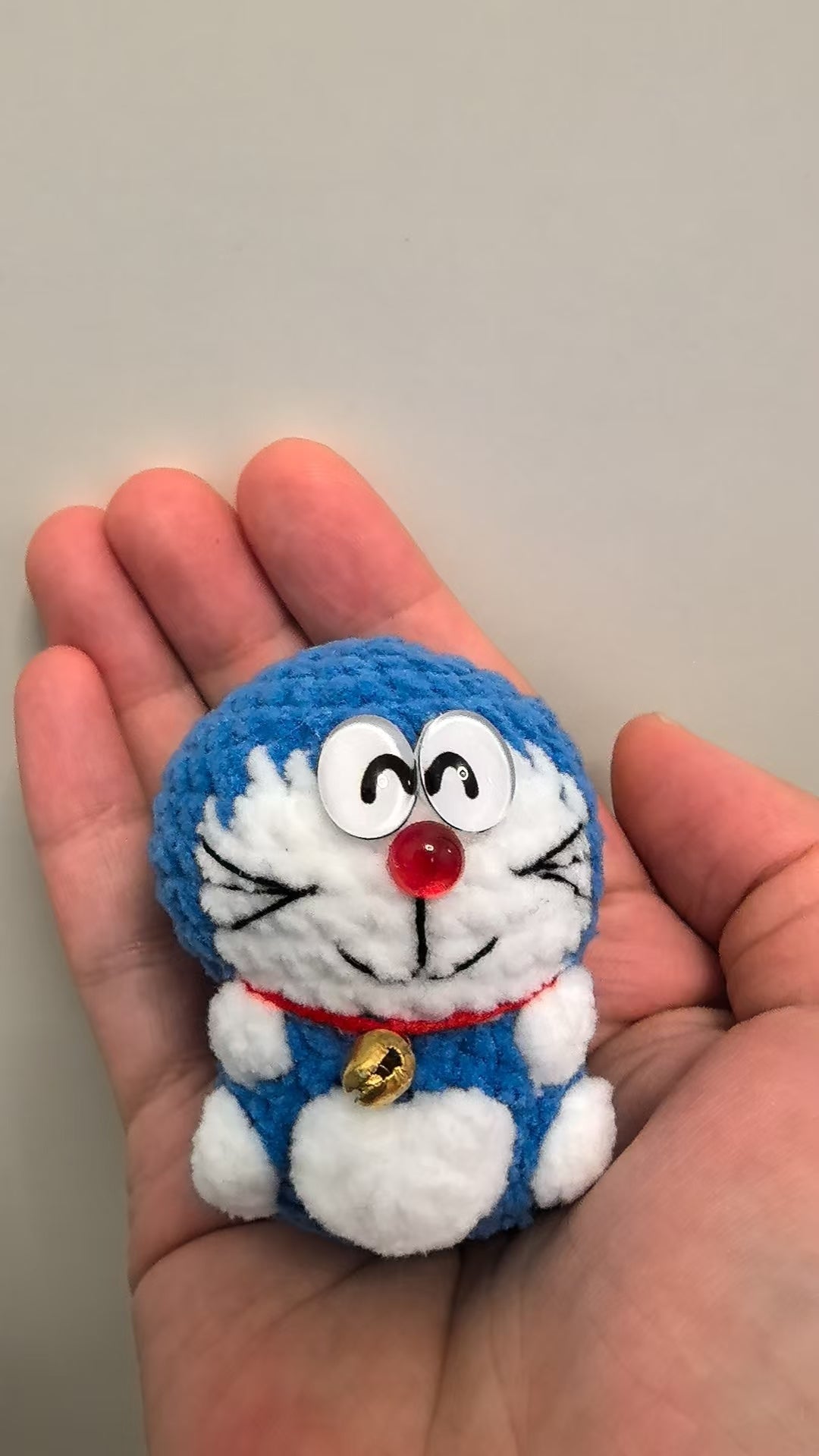 crocheted Doraemon