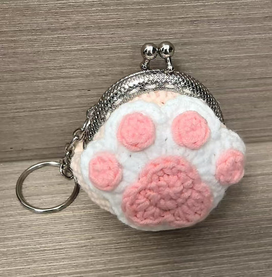 Crocheted coin purse - Dog claws