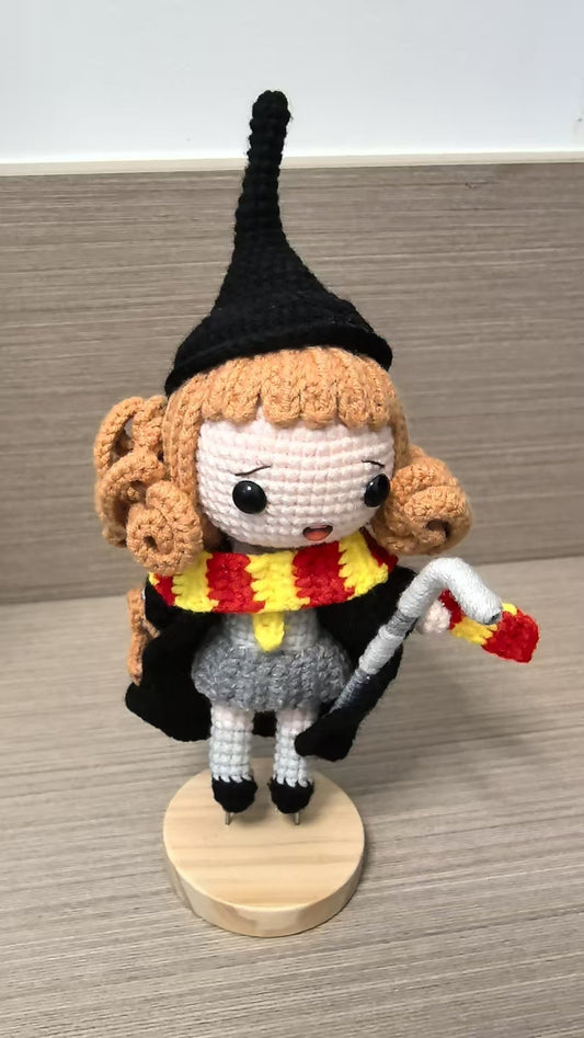 Crocheted Hermione in the Harry Potter movies