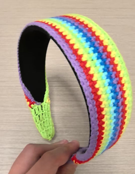 rainbow hair band