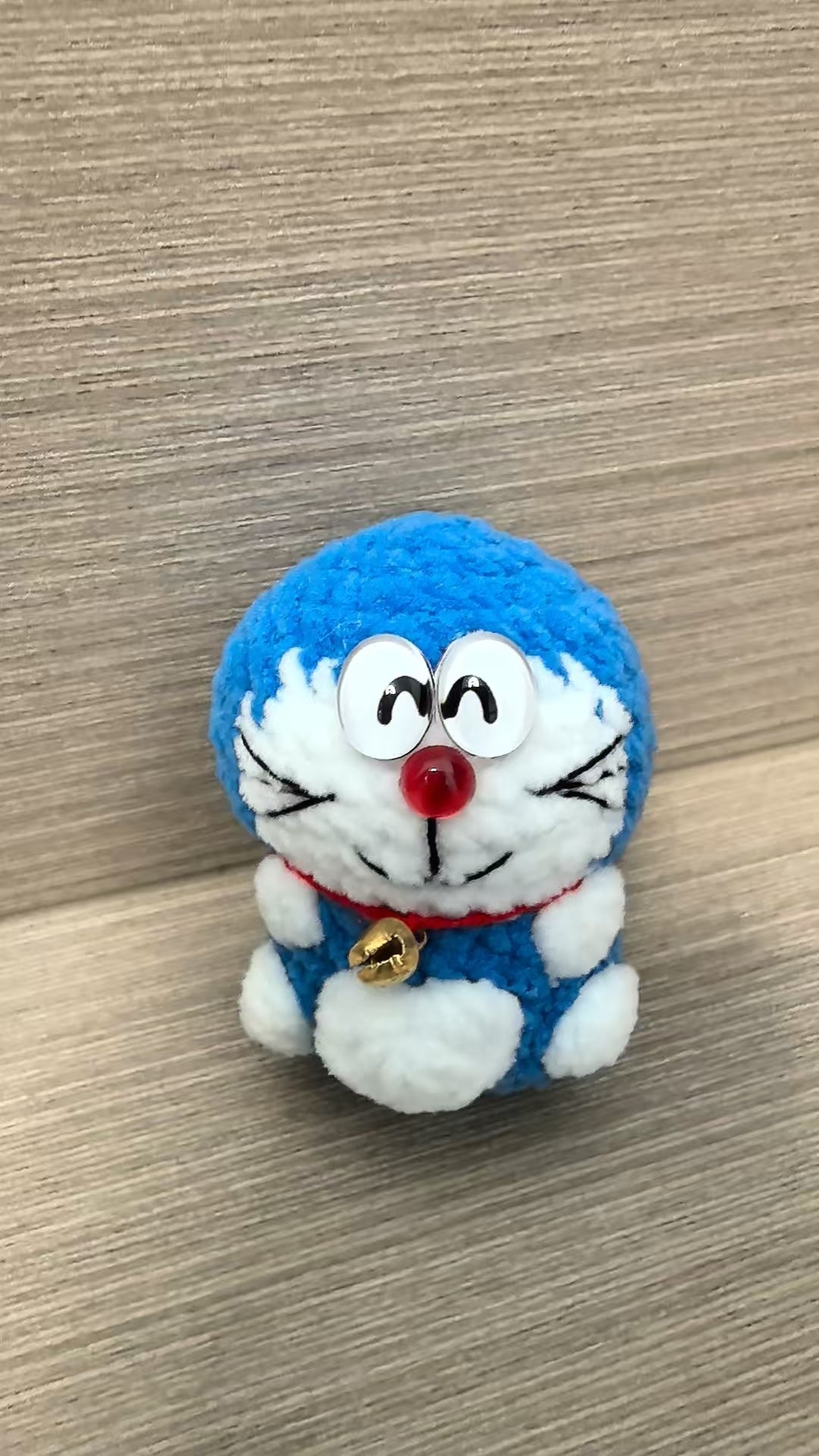 crocheted Doraemon