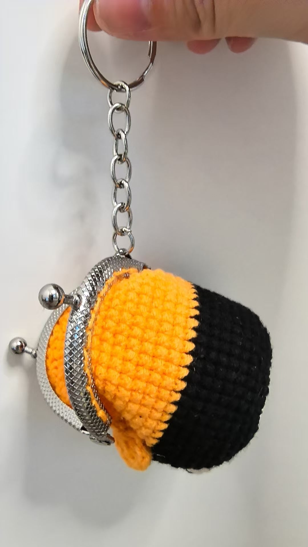 Crocheted coin purse -  Luffy