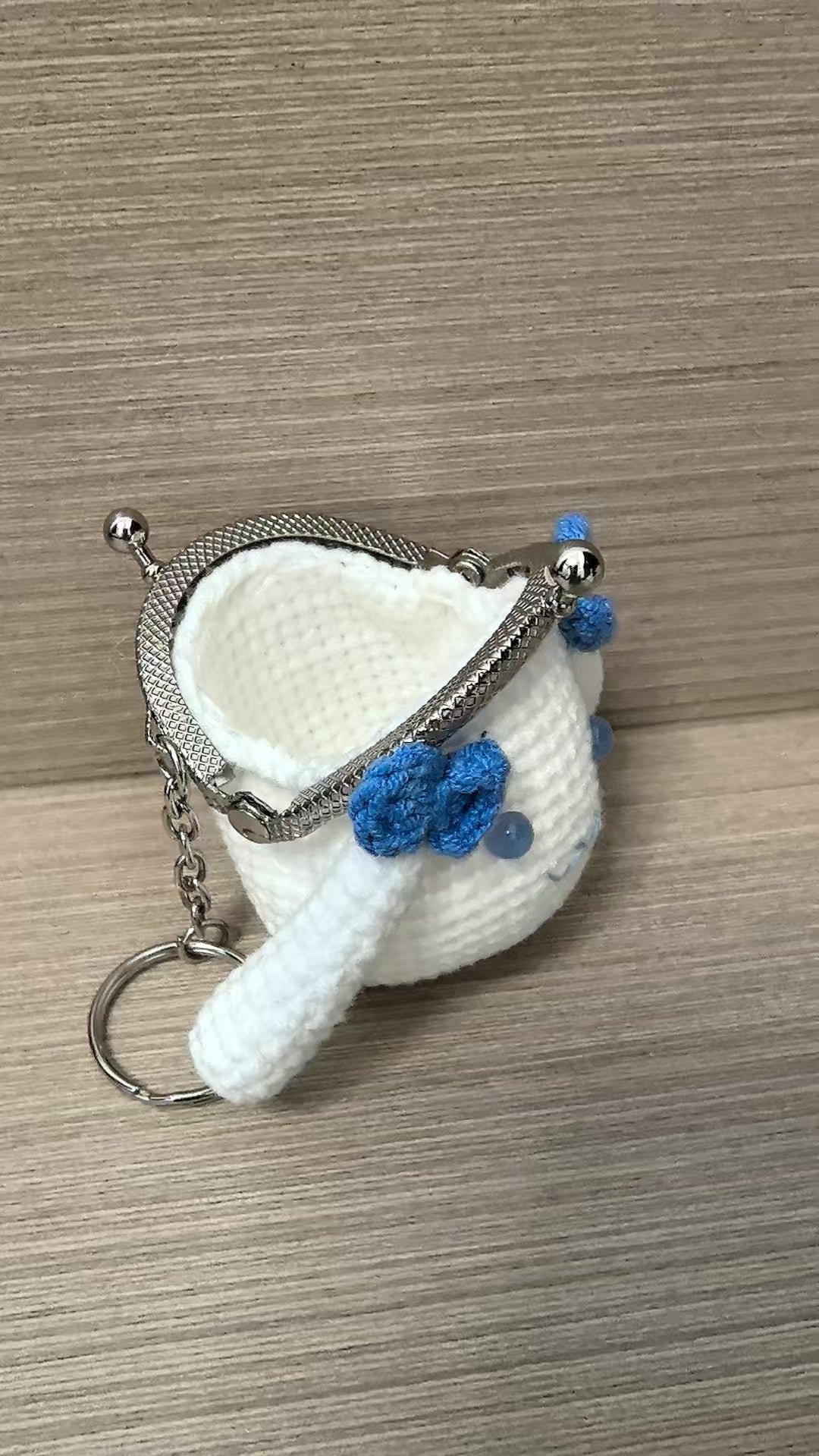 crocheted coin purse - Cinnamproll