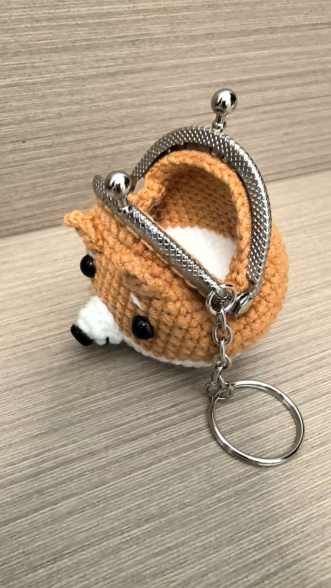 Crocheted Coin purse-Shiba Inu