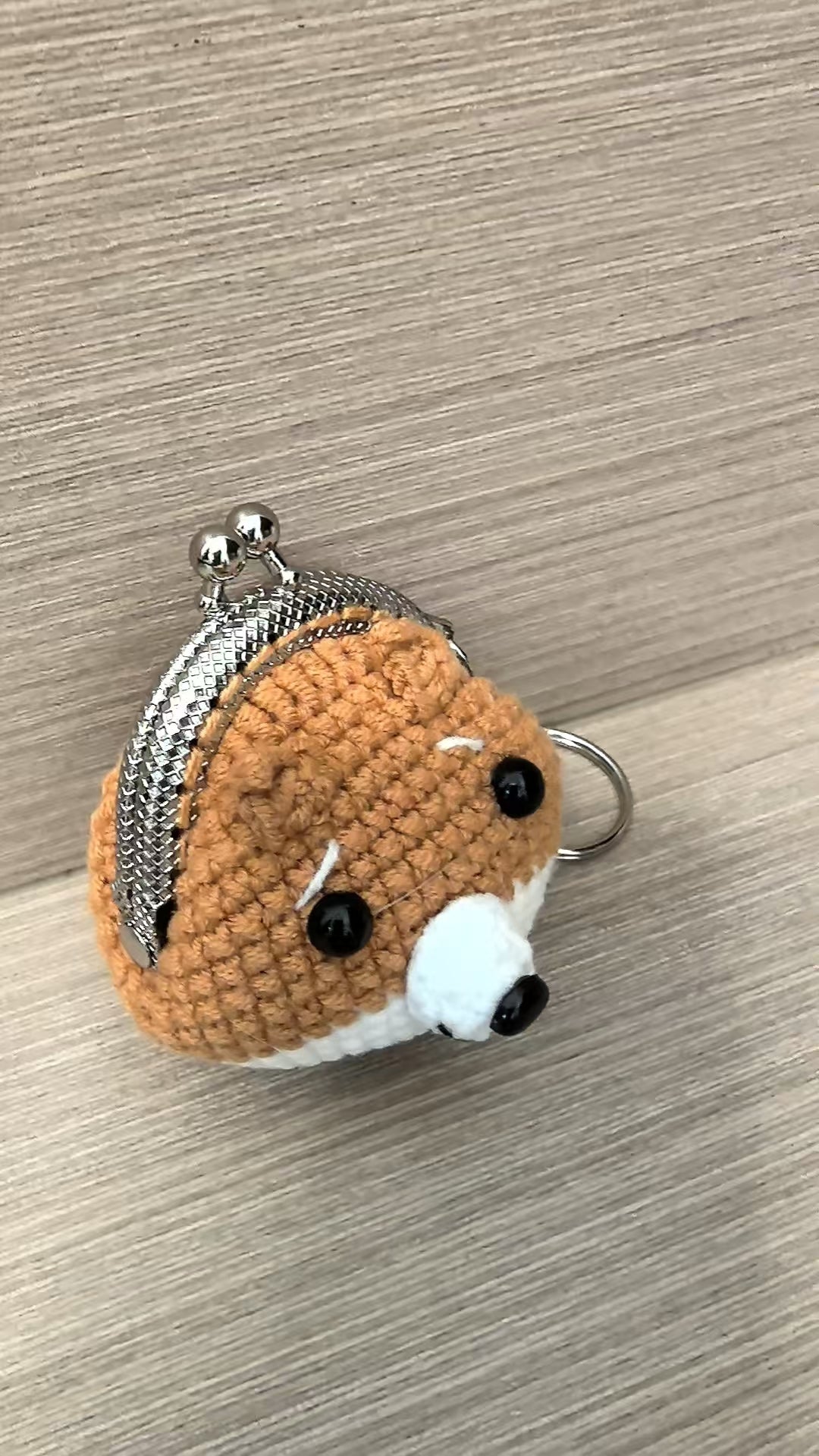 Crocheted Coin purse-Shiba Inu