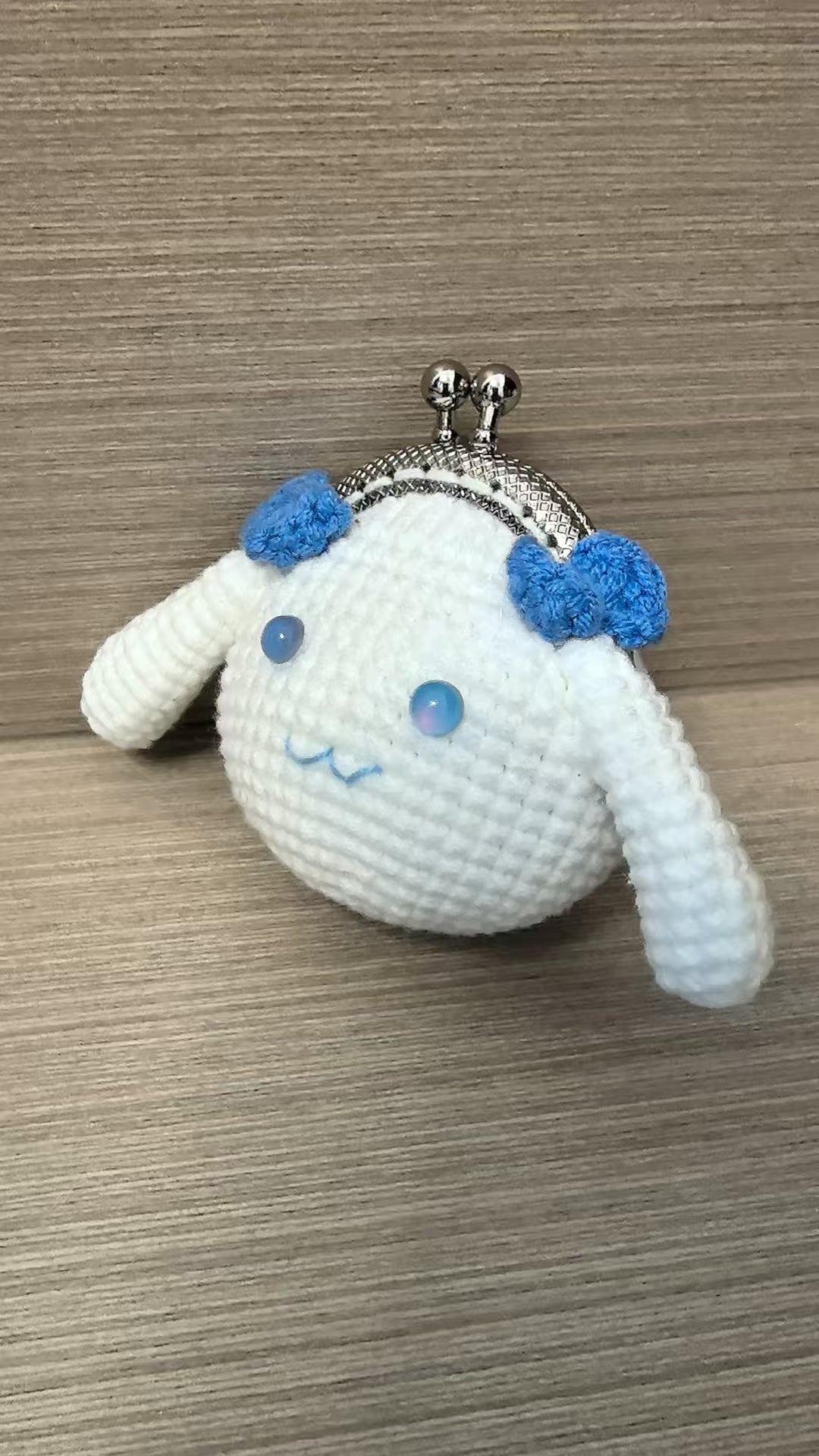 crocheted coin purse - Cinnamproll