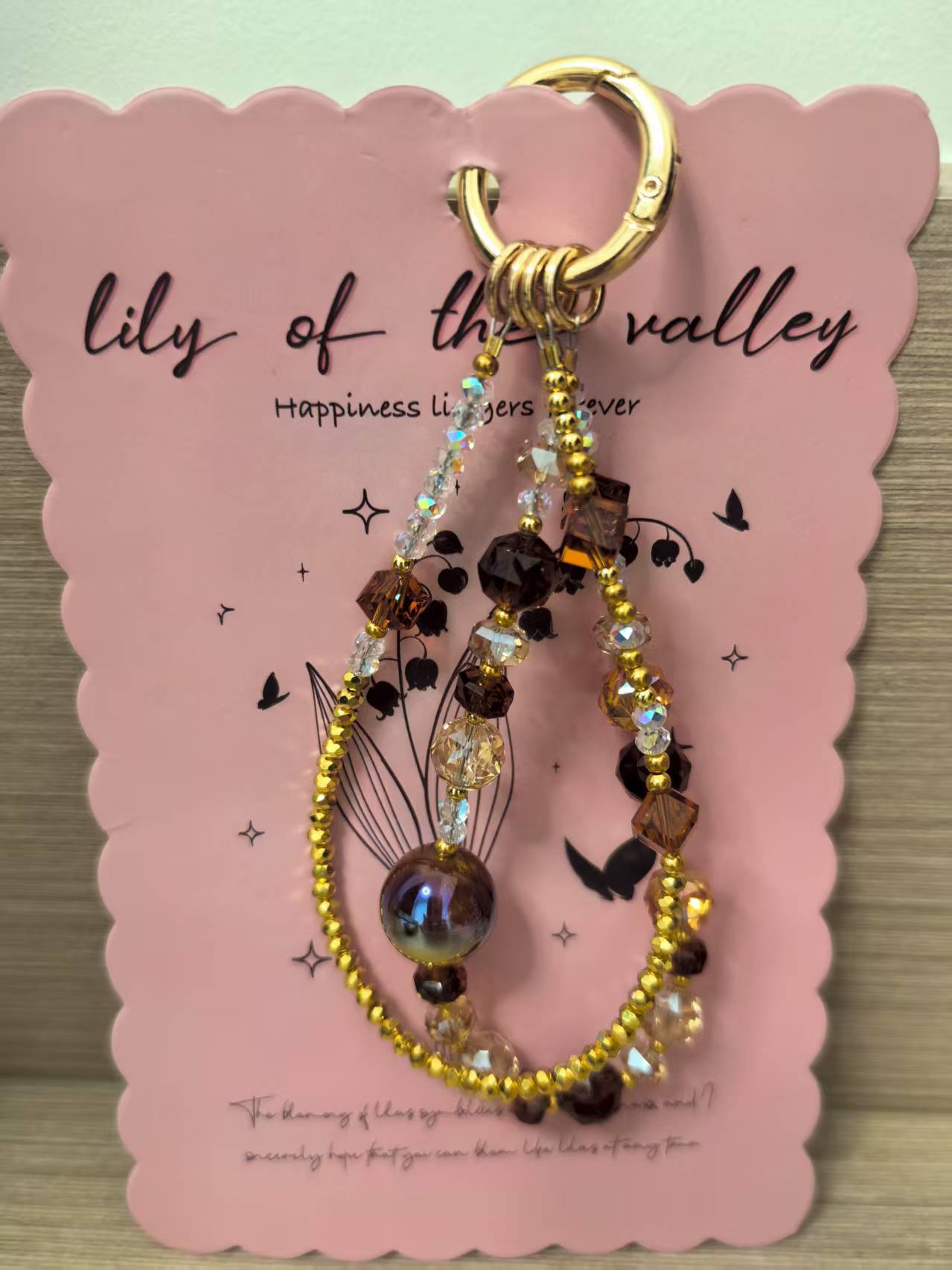 Hand-woven phone chain