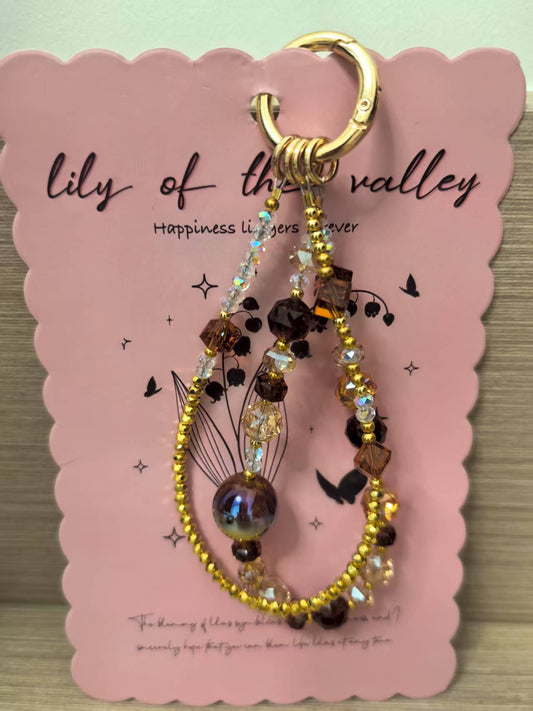 Hand-woven phone chain