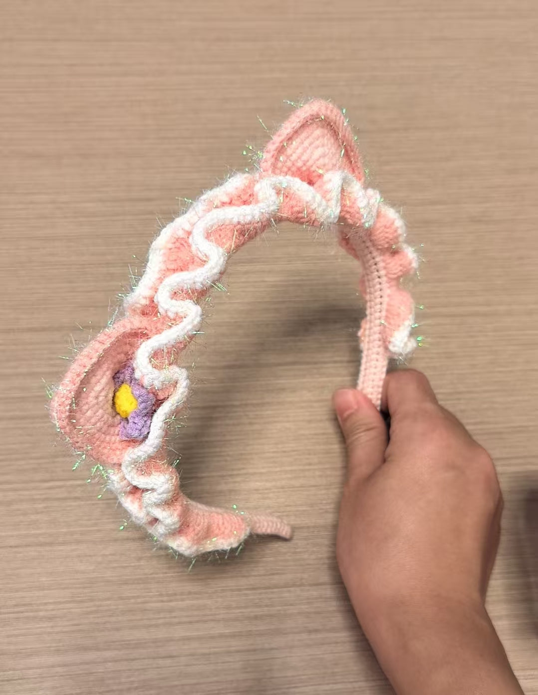 crocheted a headband